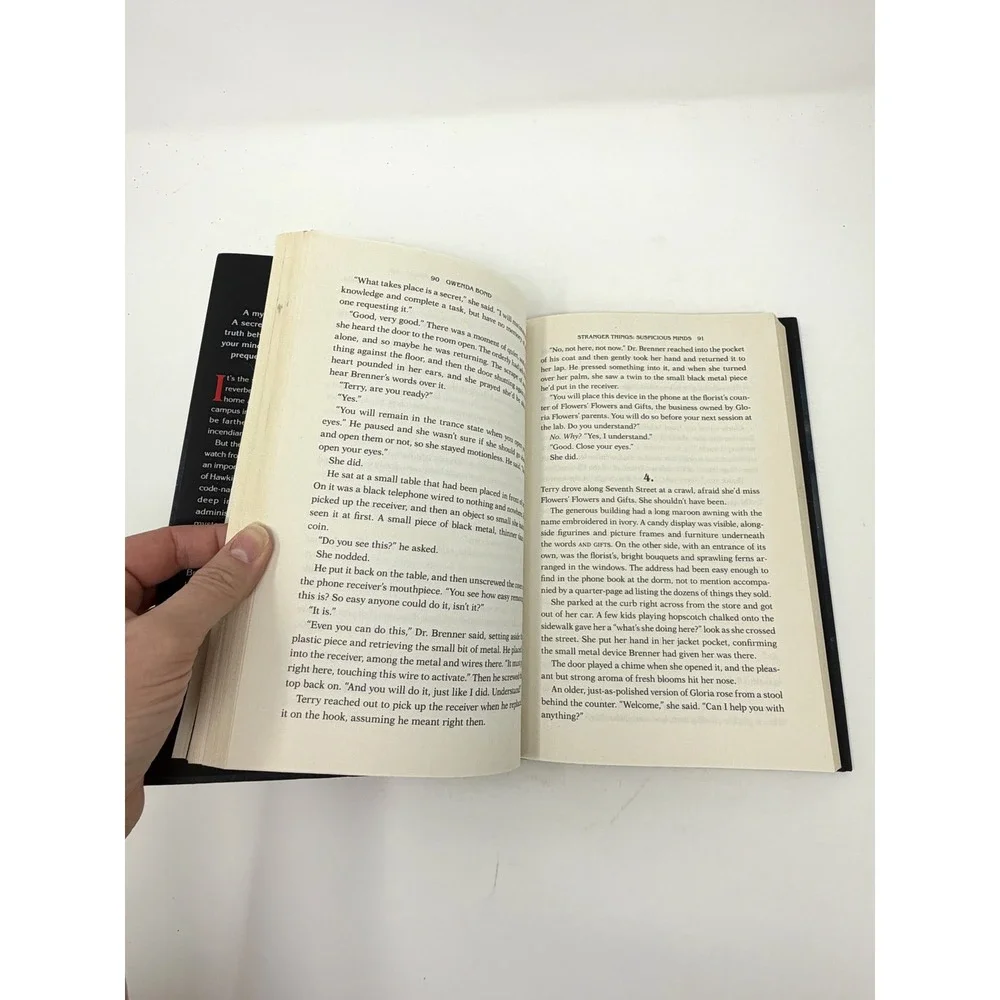 Stranger Things Suspicious Minds Gwenda Bond 1st Edition Hardcover Netflix Novel